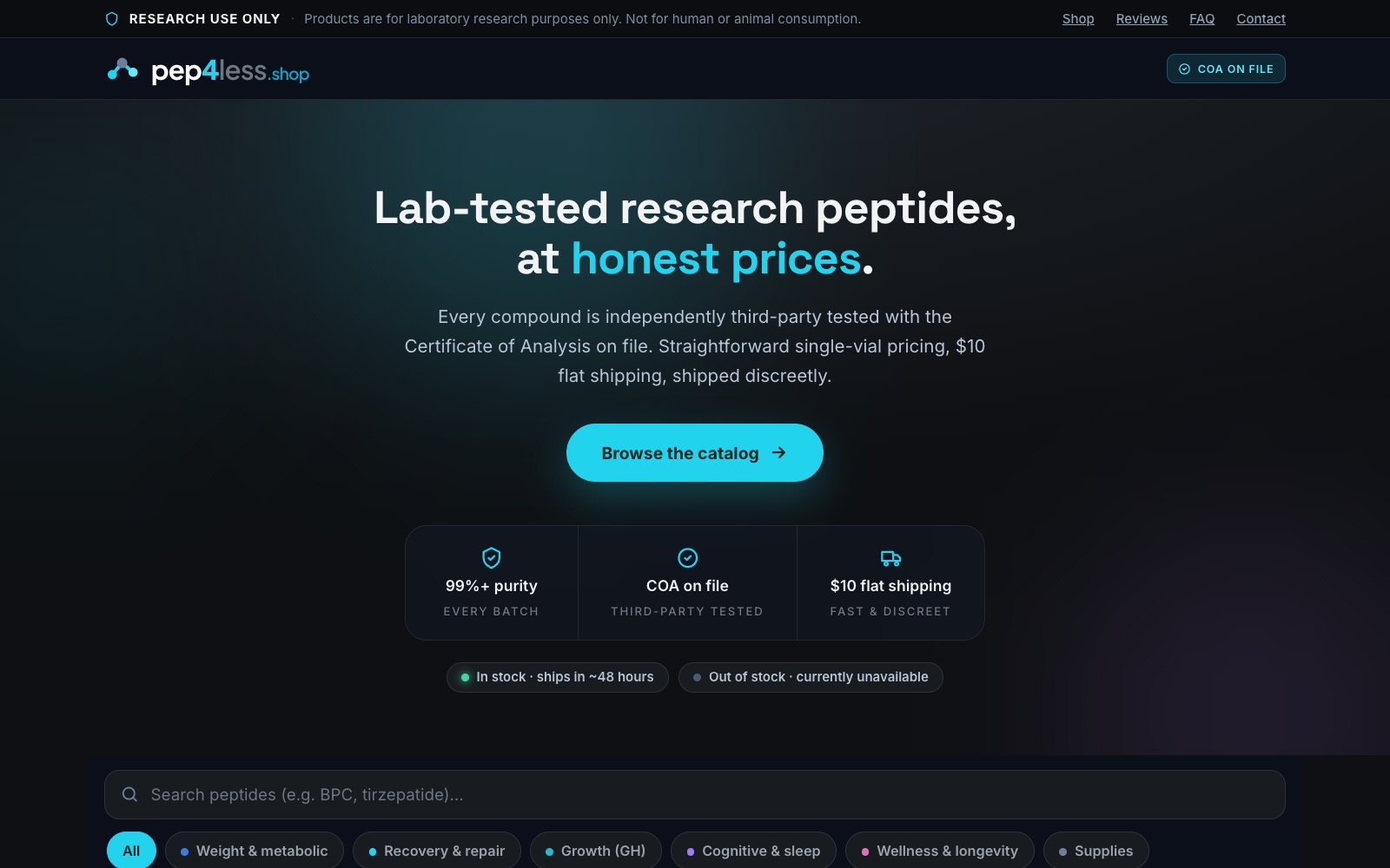 pep4less redesign