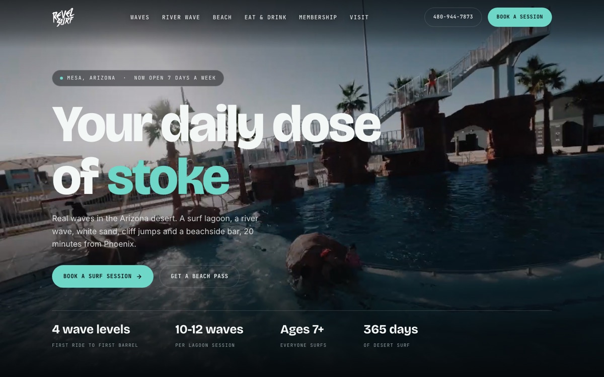 Revel Surf redesign